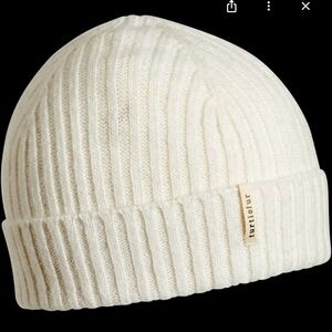 Turtle fur ivory  Knit recycled Beanie fleece lined super warm